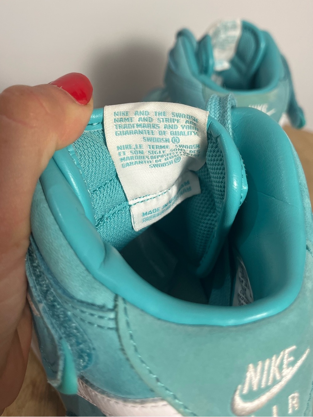Nike Air Force 1 Mid “ Washed Teal” - 6 - Picture 6 of 15